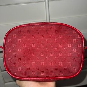 Fendi Vintage FF Canvas Crossbody Bag